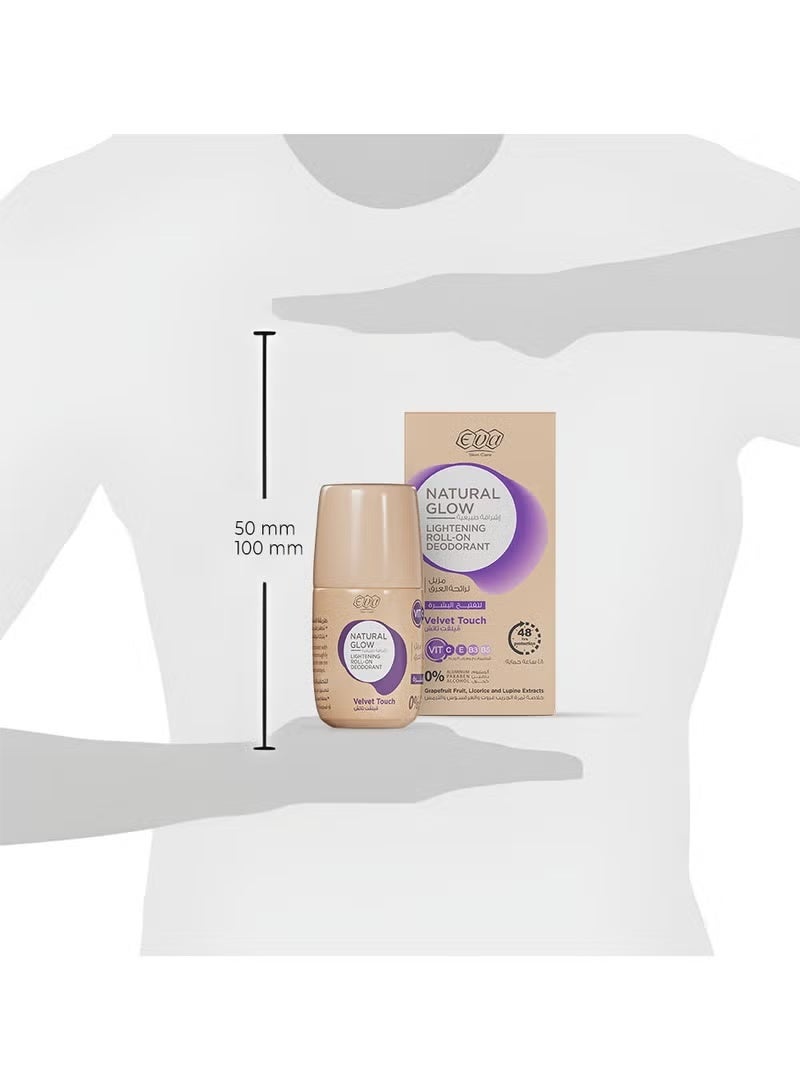 Eva Skin Care Natural Glow Lightening Roll On Deodorant - Velvet Touch - Image 5